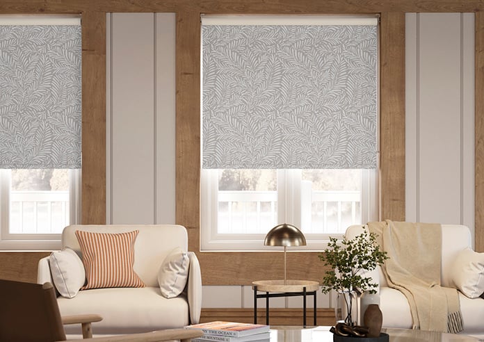 Balmy Palms (Blackout), Grey Whisp - Roller Blind - Image 3